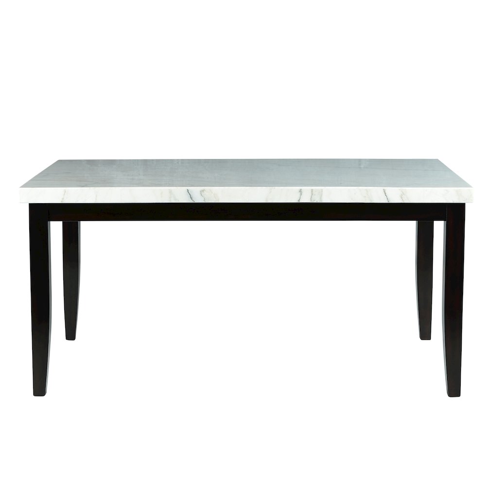 Westby White Marble Top Dining
