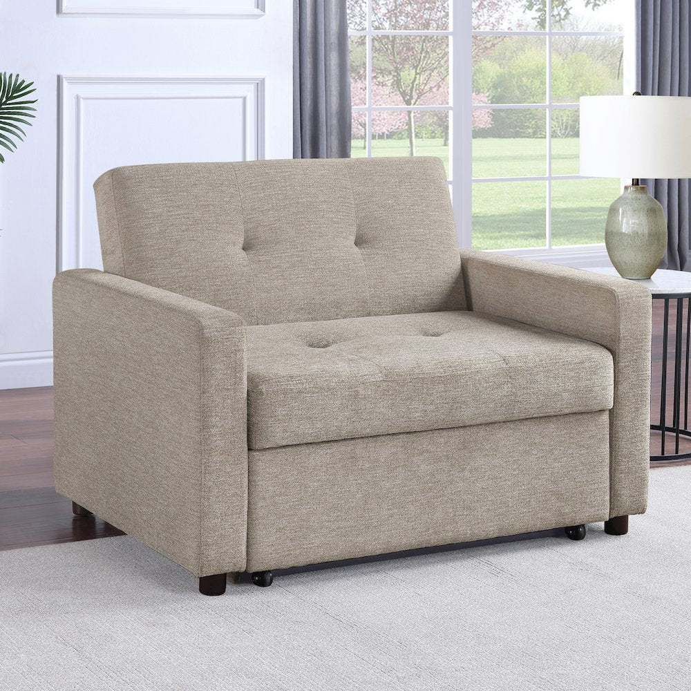 Noah Brown Chair w/ Twin Sleeper