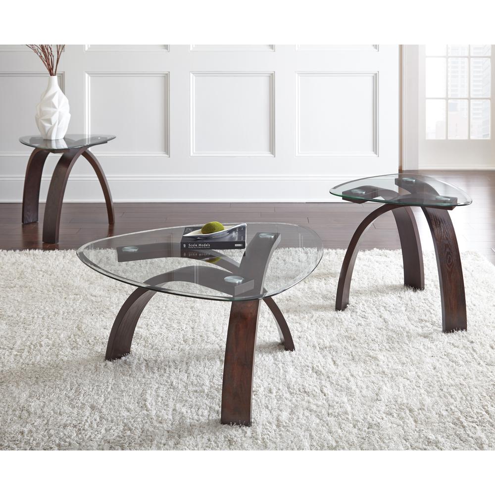 3-Piece Occasional Set, Merlot Cherry
