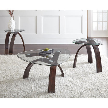 3-Piece Occasional Set, Merlot Cherry