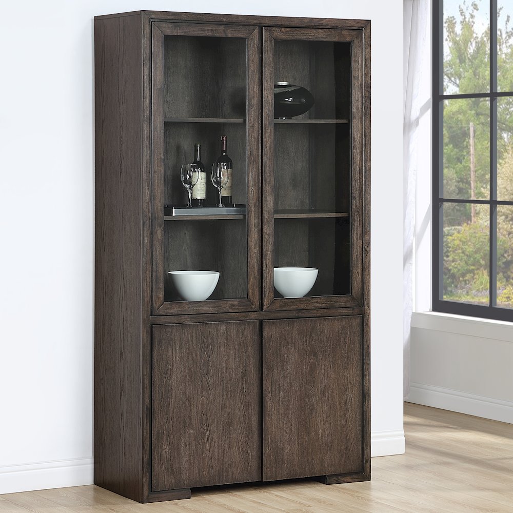 Evan Glass-Doored Curio