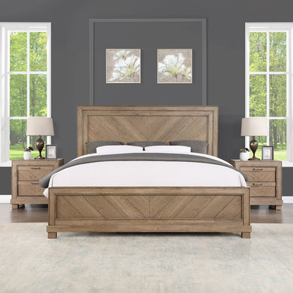 Montana King Bed, Sand