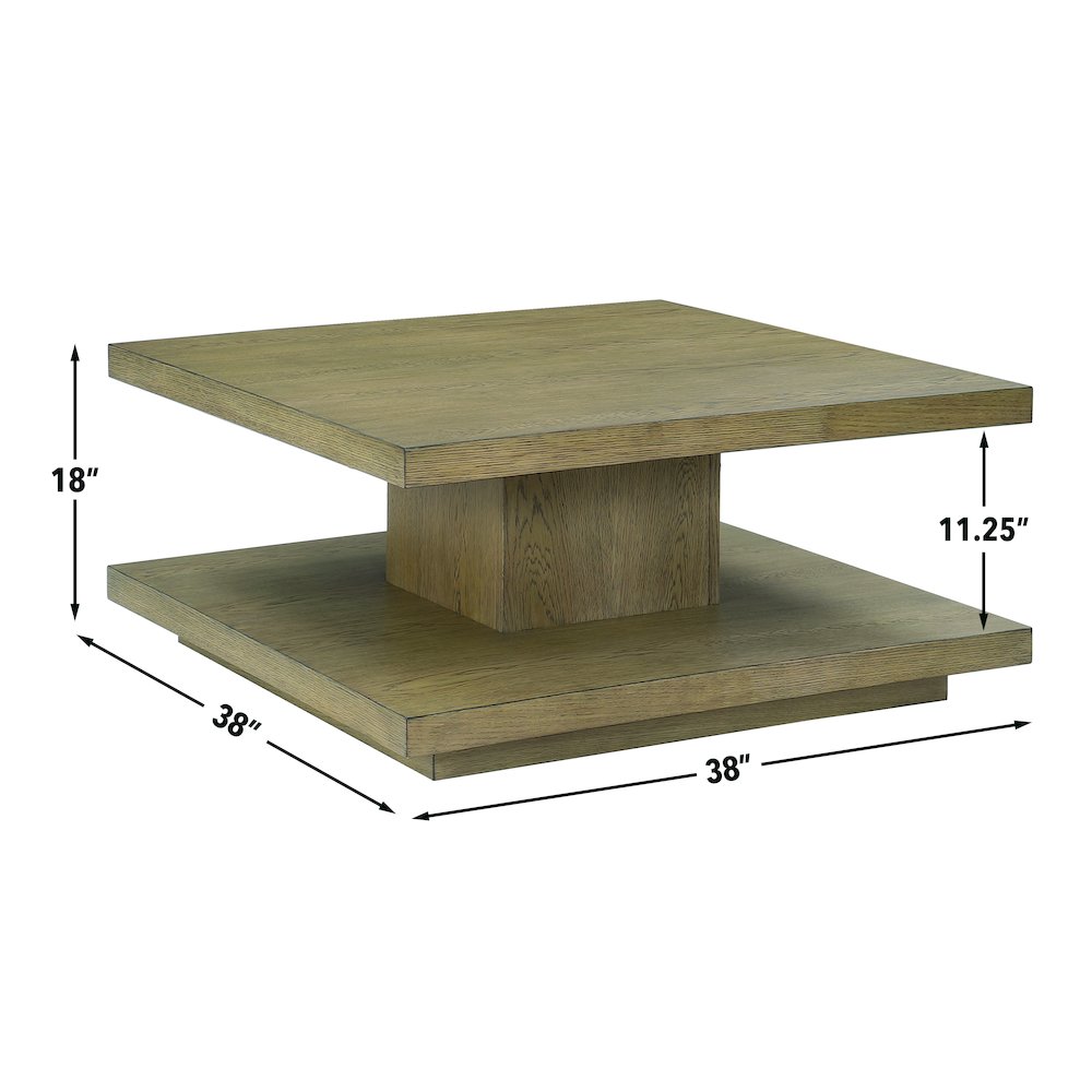 Canyon Cocktail Table, Brown