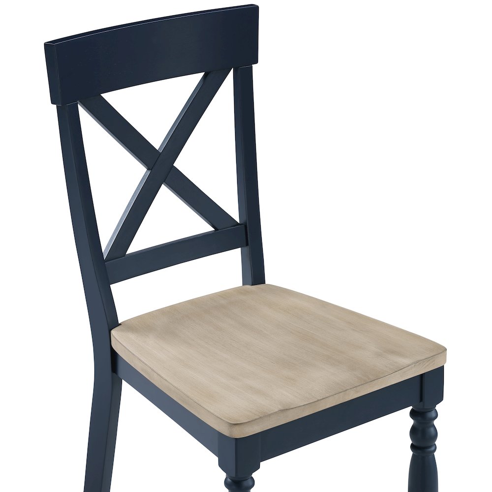 Darcy 5pc Dining Set Blue