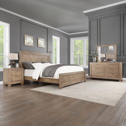 Montana 4 Piece Queen Bedroom Set, Sand