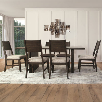 Norvell 7pcs Dining Set (T+6S)