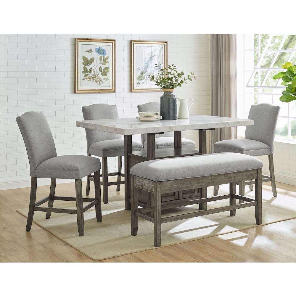 Grayson 6pc Counter Height Set