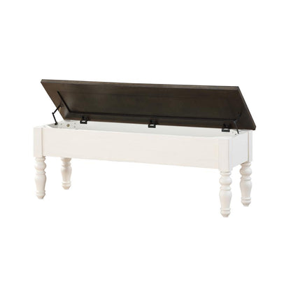 Joanna Two Tone Storage Bench