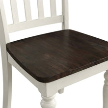 Asian Hardwood Upholstered Dining Chairs, Set of 2 Farmhouse Side