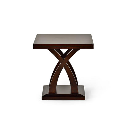 End Table, Espresso Cherry