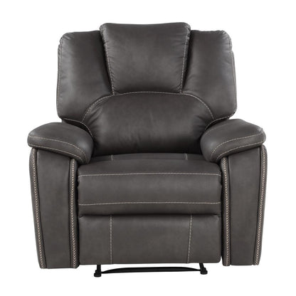 Katrine Manual Recliner - Charcoal