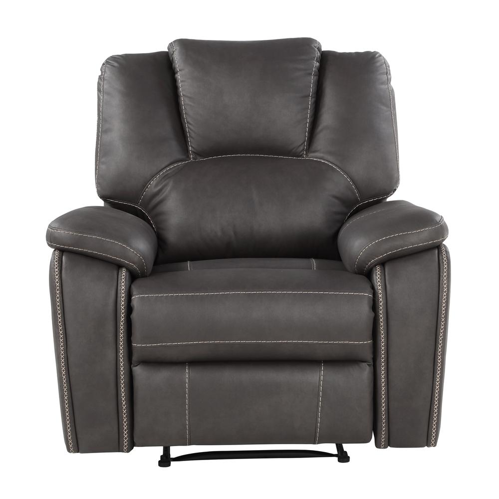 Katrine Manual Recliner - Charcoal