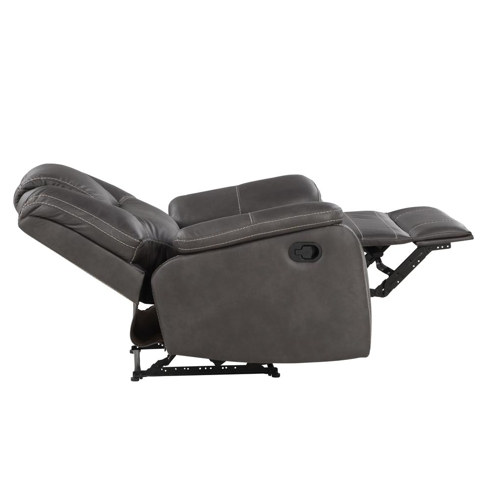 Katrine Manual Recliner - Charcoal