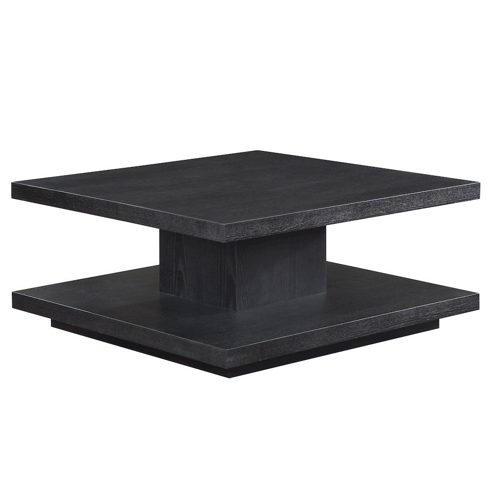 Canyon Cocktail Table with Casters, Black