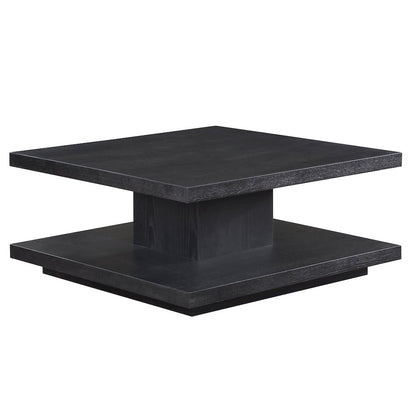 Canyon Cocktail Table with Casters, Black
