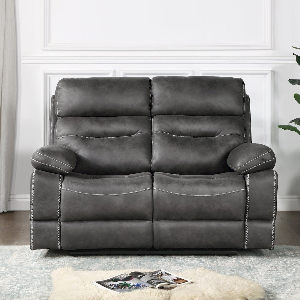 Rudger Gray 3pc Upholstered Set