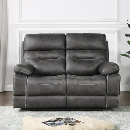 Rudger Gray 3pc Upholstered Set