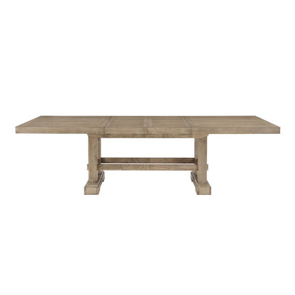 Napa 108-inch Dining Table with 2/18-inch Leaves, Sand