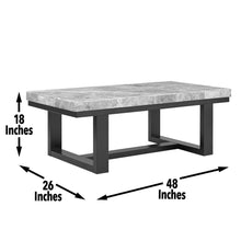 Lucca (Artemis) Gray Marble Top Cocktail