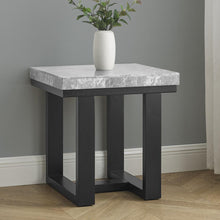 Lucca (Artemis) Gray Marble Top End Tabl