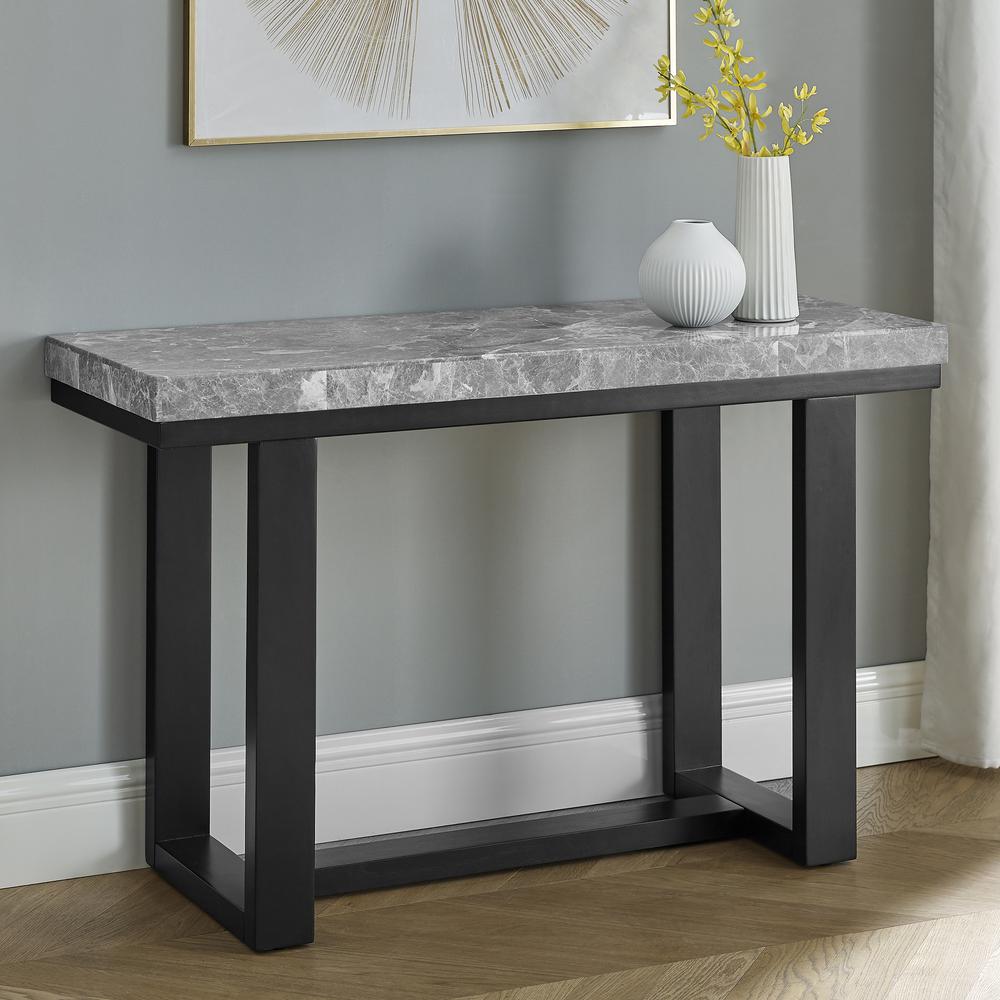 Lucca (Artemis) Gray Marble Top Sofa Tab