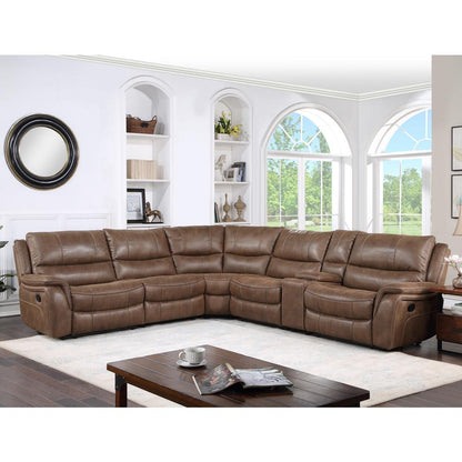 Lehi 6PC Manual Reclining Sectional