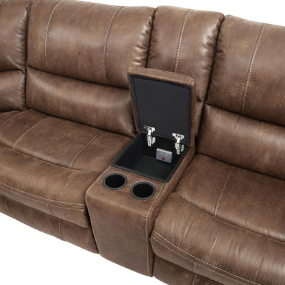 Lehi 6PC Manual Reclining Sectional
