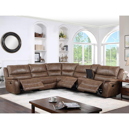Lehi 6PC Manual Reclining Sectional