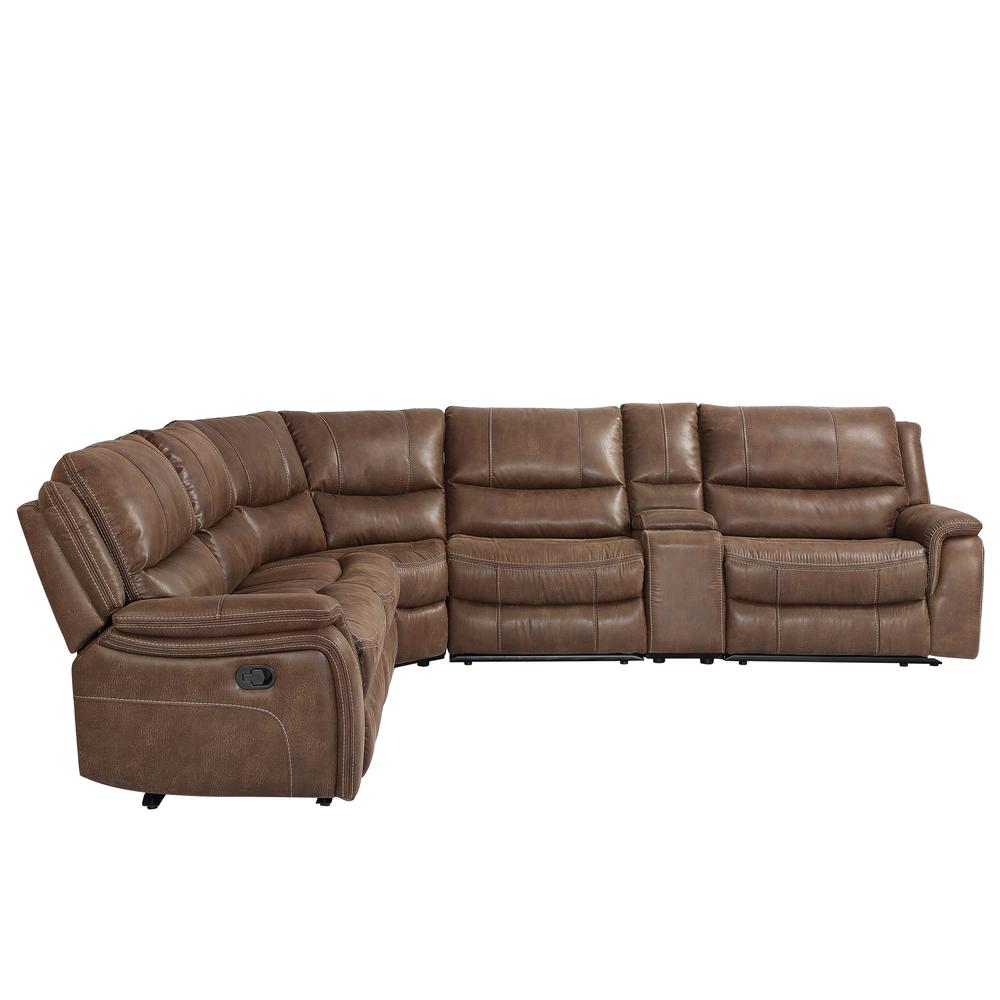 Lehi 6PC Manual Reclining Sectional