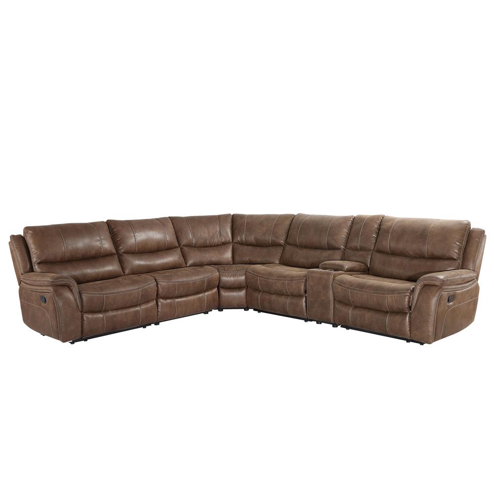 Lehi 6PC Manual Reclining Sectional
