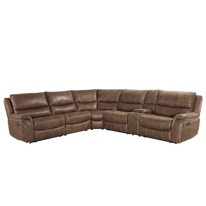Lehi 6PC Manual Reclining Sectional