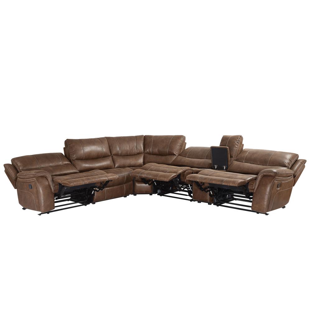 Lehi 6PC Manual Reclining Sectional