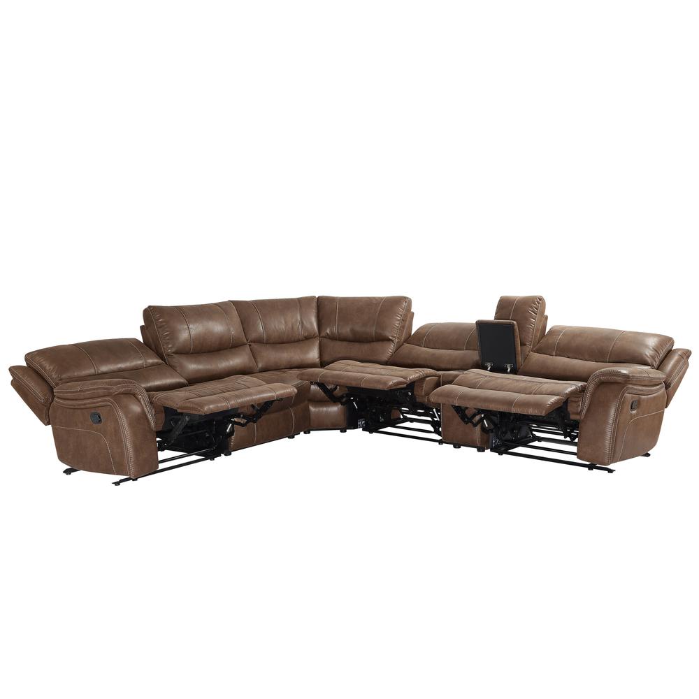 Lehi 6PC Manual Reclining Sectional