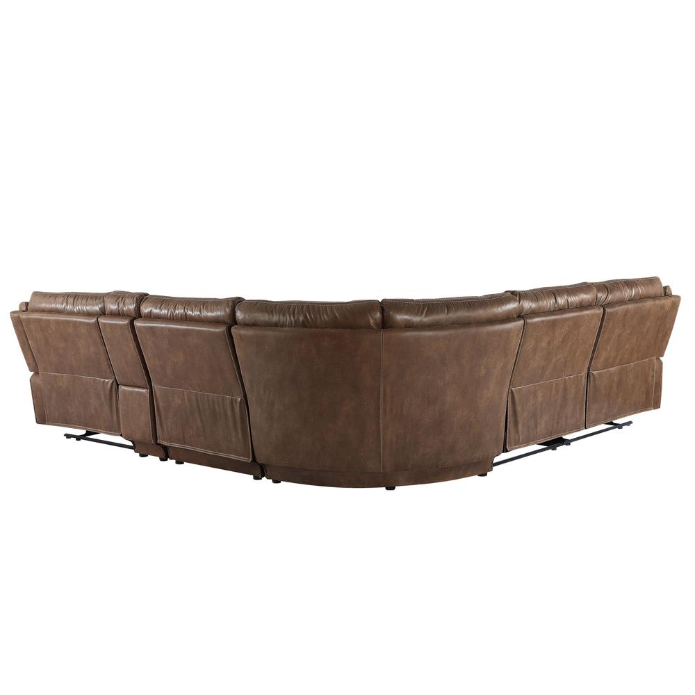 Lehi 6PC Manual Reclining Sectional