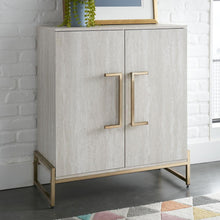 Larkin Faux Marble Wine Cabinet