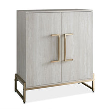Larkin Faux Marble Wine Cabinet