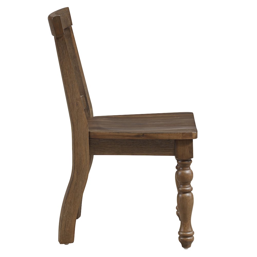 Joanna Kids 3PC Dining Set, Mocha Finish