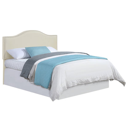 Zoe Cream PU Queen/Full Headboard