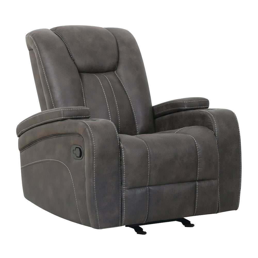 Marlow Charcoal 3PC Manual Reclining Set