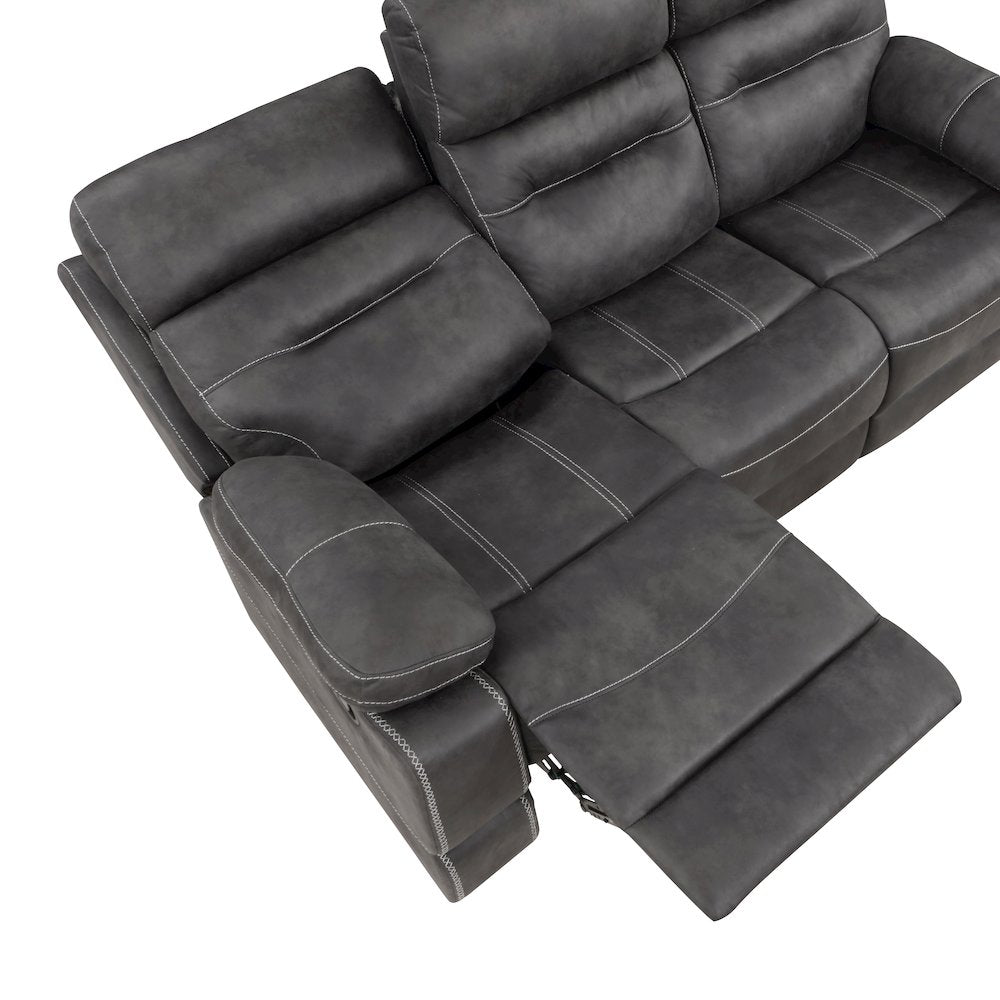 Rudger Gray 3pc Upholstered Set