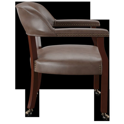 Tournament 5PC Dining/Game Table Set Brown