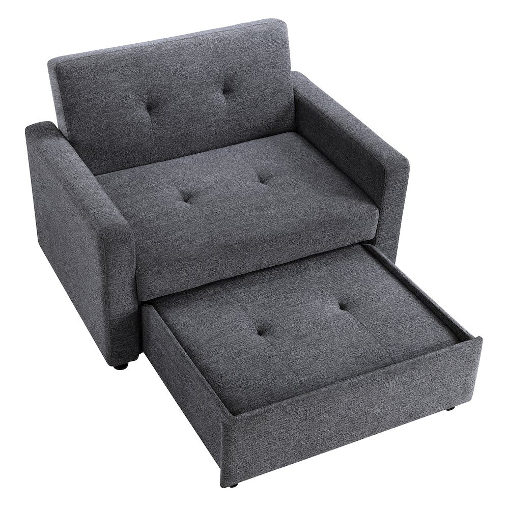Noah Gray Chair w/ Twin Sleeper