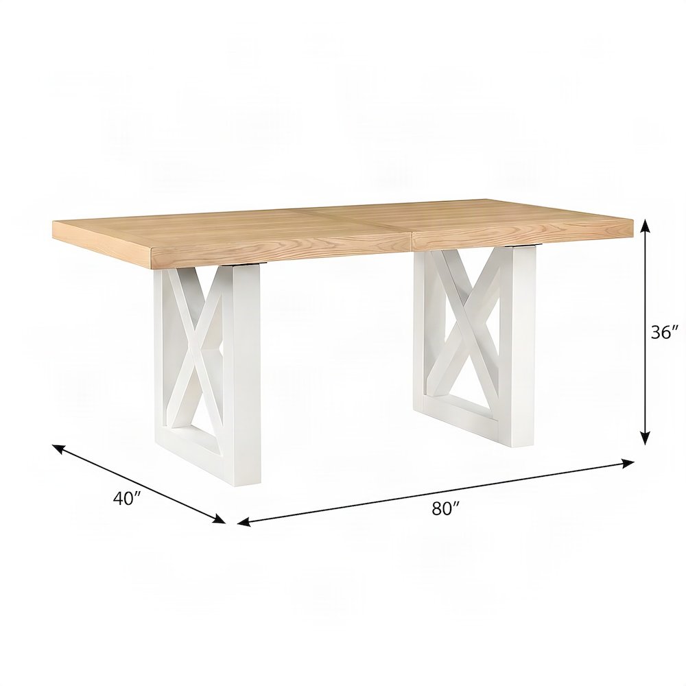 Acacia Veneer Counter Height Dining Table, Modern Farmhouse Pub Table, Brown