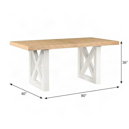 Acacia Veneer Counter Height Dining Table, Modern Farmhouse Pub Table, Brown