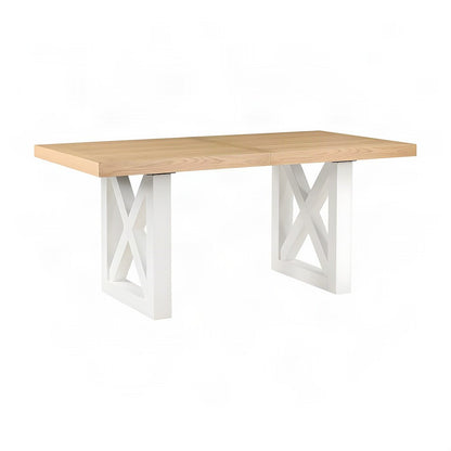 Acacia Veneer Counter Height Dining Table, Modern Farmhouse Pub Table, Brown
