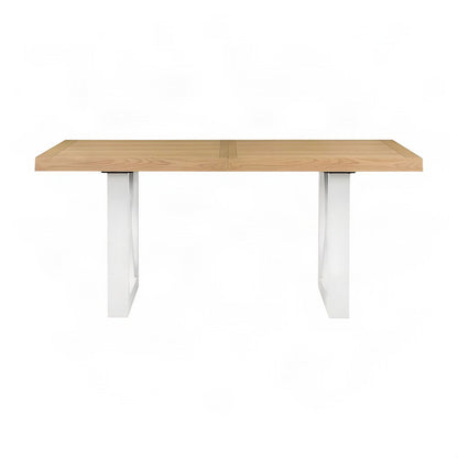 Acacia Veneer Counter Height Dining Table, Modern Farmhouse Pub Table, Brown