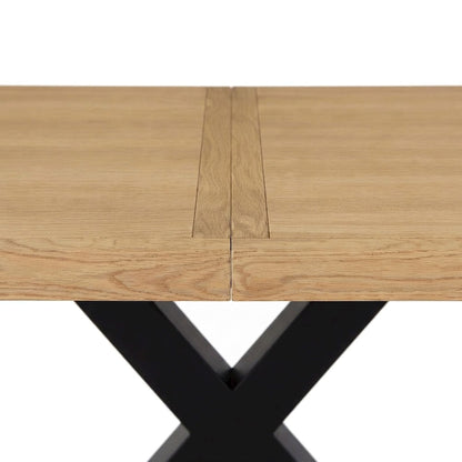 Acacia Veneer Bar Height Pub Table with Iron Base for Kitchen, Brown