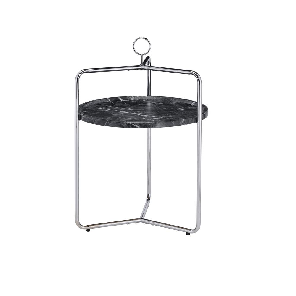 Miro Side Table [Black/Silver]