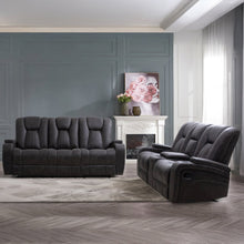 Marlow Charcoal 2PC Manual Reclining Set