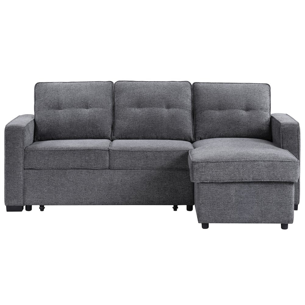 Noah Reversible 95" Chofa, Gray